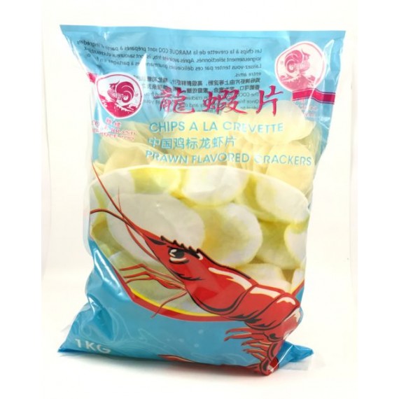 Chips de crevettes à chauffer 1kg : : Epicerie