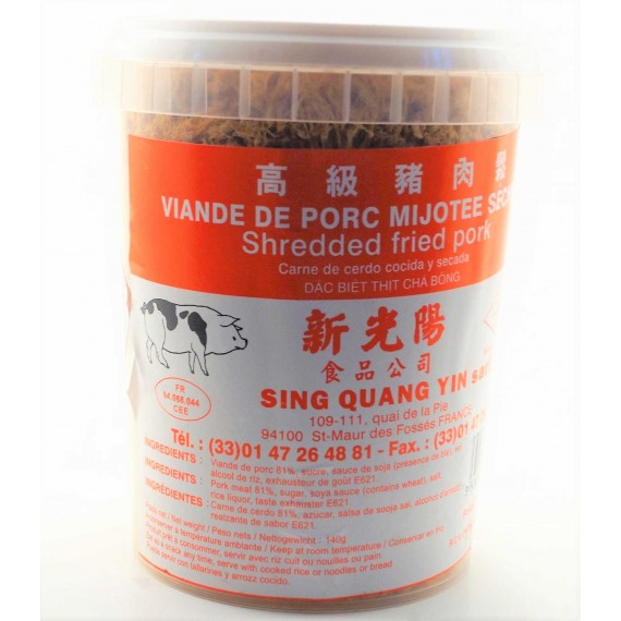 Viande de porc mijotée séchée SING QUANG YIN 140g