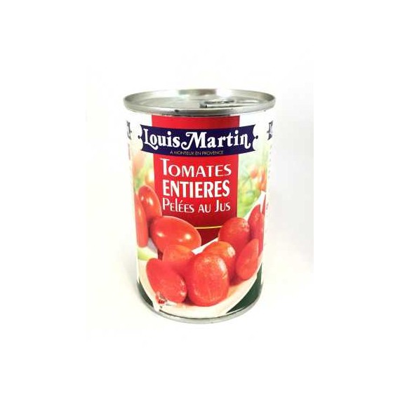 Tomates entières pelées au jus LOUIS MARTIN 425ml