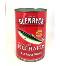 Sardines Pilchards Atlantique à la sauce tomate GLENRYCK 400g