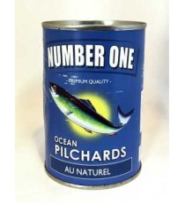 Sardines Pilchards Océan au naturel NUMBER ONE 425g