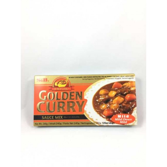 Cube de curry doux S&B 240g