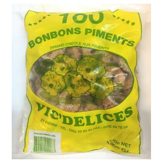 100 bonbons piments VIC' DELICES 1.8kg