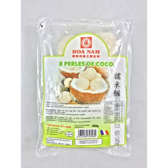 8 perles de coco HOA NAM 360g