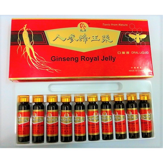 Ginseng Royal Jelly - 10 x 10ml 