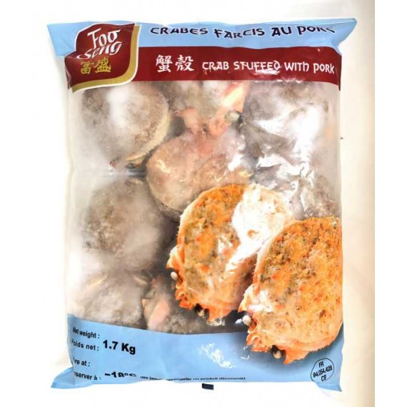 10 crabes farcis au porc FOO SENG 1.7kg