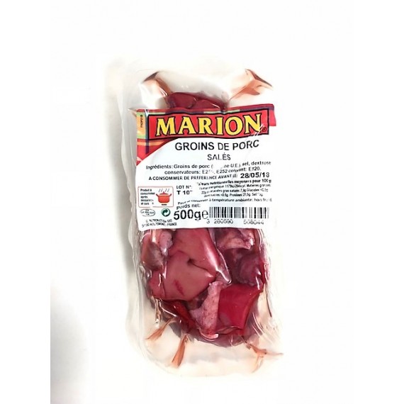 Groins de porc salés MARION 500g