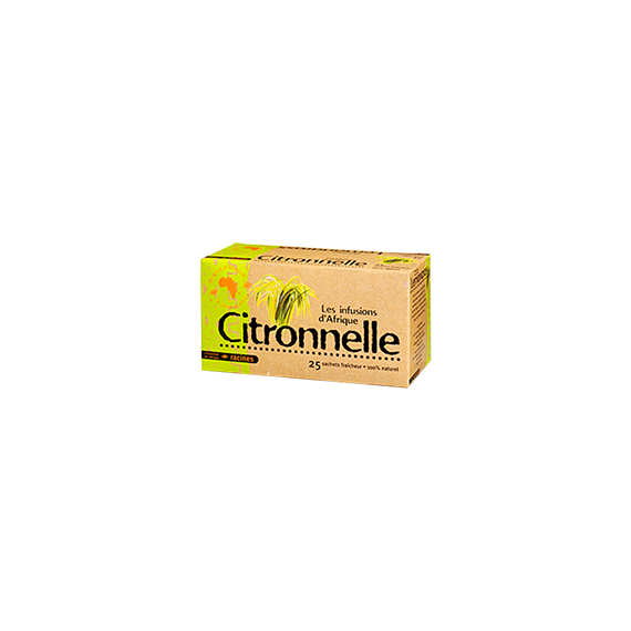 Thé Citronnelle - 25 sachets x 1.6g - RACINES 40g