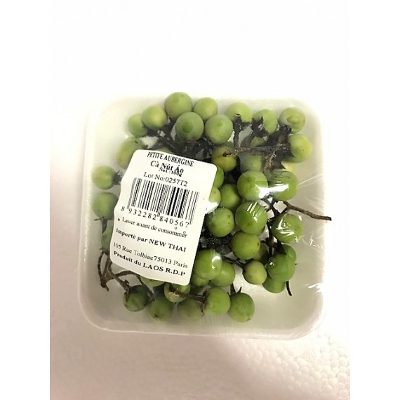 Petites aubergines verte fraiches 250g