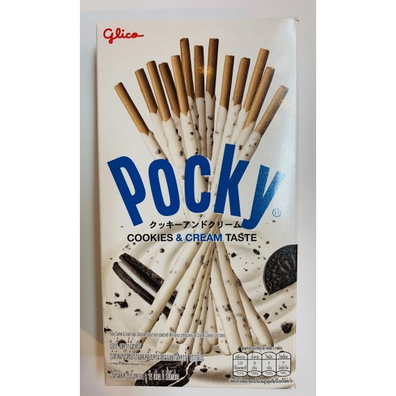 Pocky cookies et crème -GLICO 45g