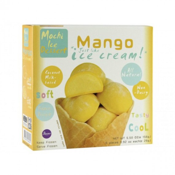 Mochi glacé saveur mangue 156g