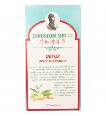 Infusion Détox Grace aux plantes - 20 sachets x 1.5g - MEI LI 30g