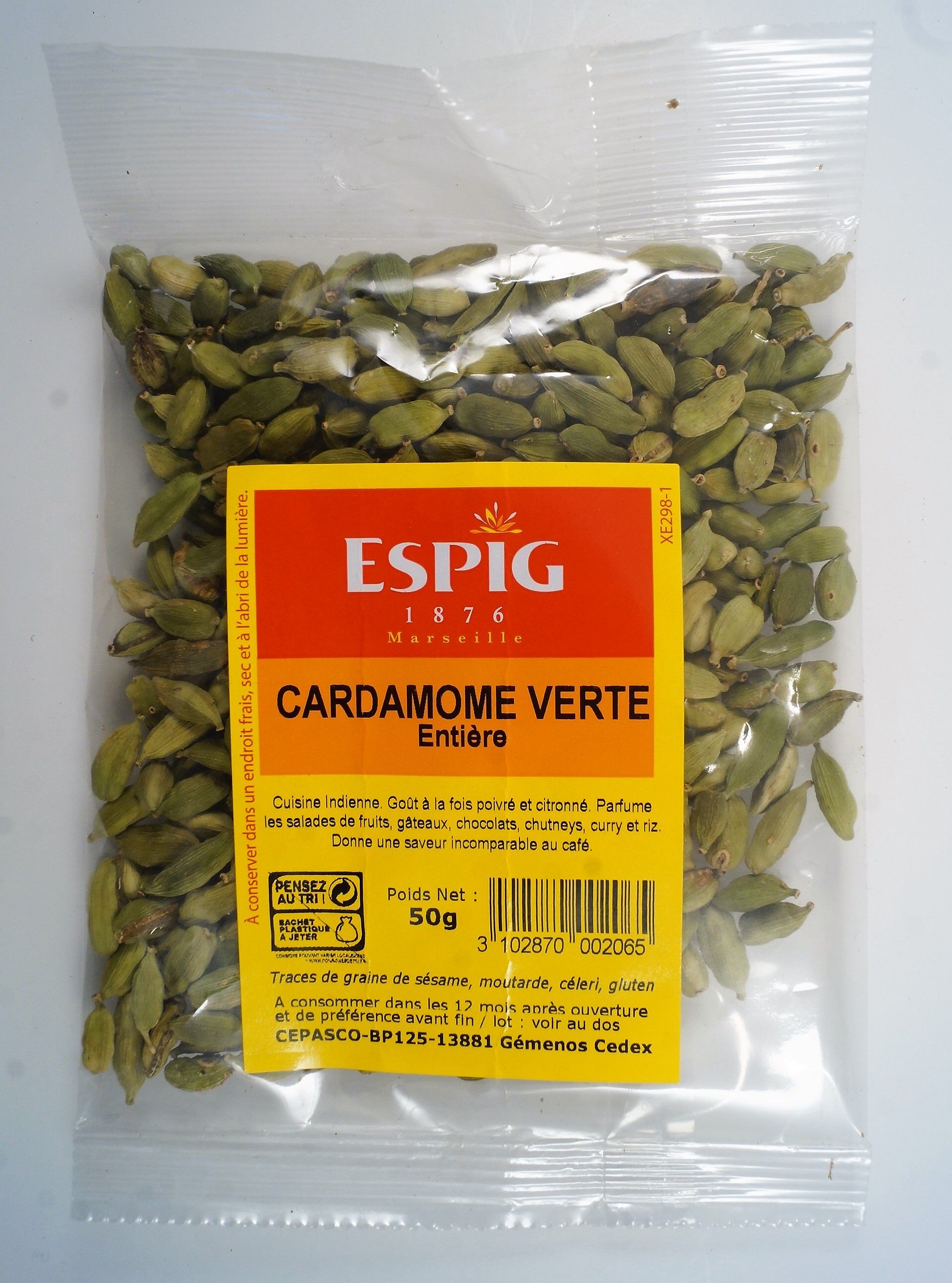 100g Cardamome Gousses Entières - Graines Cardamome Vertes - Arôme & Goût  Intense - 100% Naturel, Pur et Sans Additifs : : Epicerie