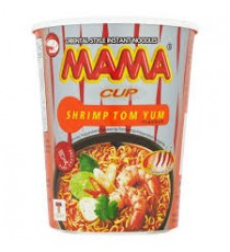 Nouille instantanée CUP saveur Crevettes Tom Yum - MAMA 70g