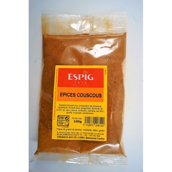 Epices couscous - ESPIG 100g