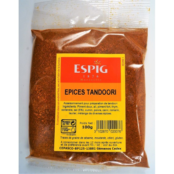 Épices Tandoori ESPIG 100g