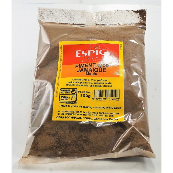 Piment type Jamaïque moulu ESPIG 100g