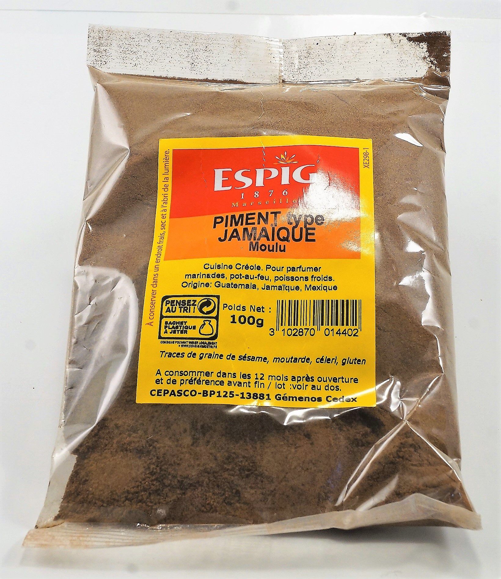 Piment doux moulu (辣椒粉) ESPIG - Épicerie sucrée et salée