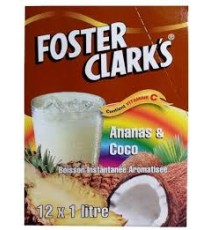 Boisson Instantanée saveur Ananas et Coco FOSTER CLARK'S 30g