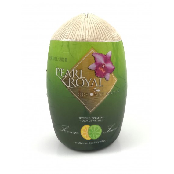 Eau de Coco avec saveur de Citron Vert PEARL ROYAL 31cl